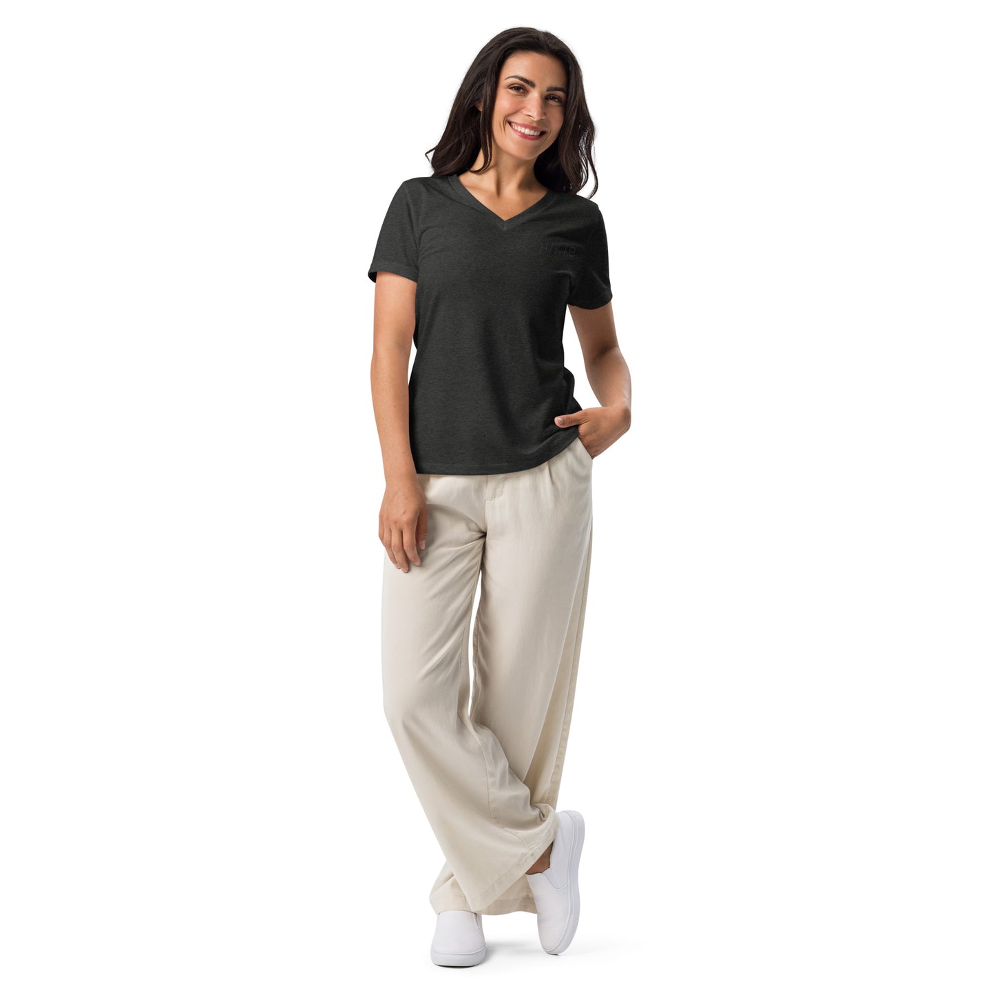 Women´s Relaxed V-Neck T-Shirt