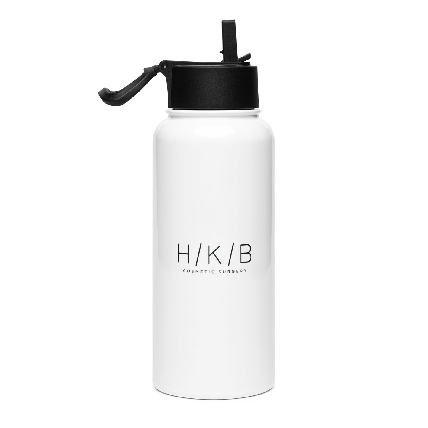 Stainless Steel Water Bottle with a Straw lid